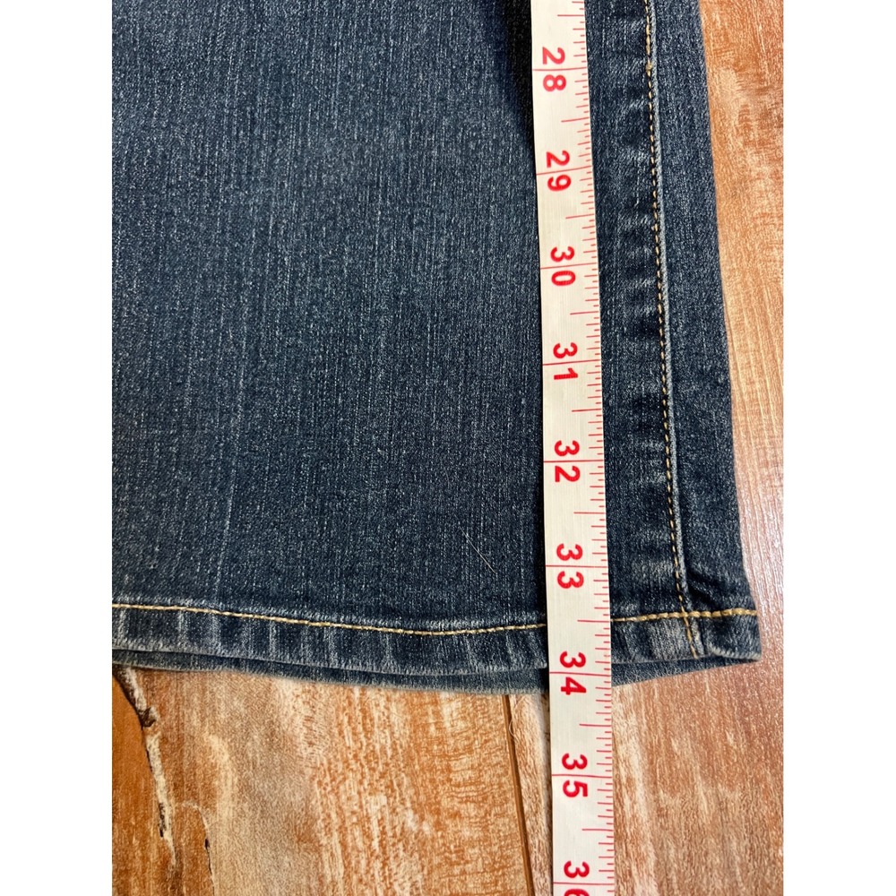 Paige Hidden Hills Bootcut Jeans Women's 29 Dark Wash Mid Rise Stretch Denim - Picture 9 of 13